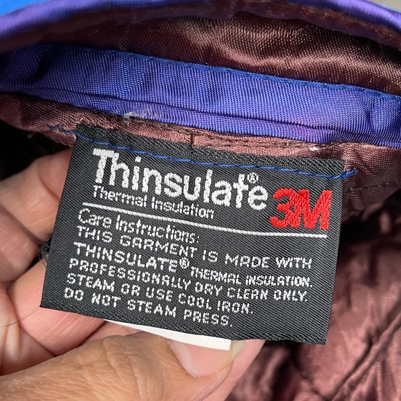 Vintage 1980’s Eddie Bauer Blue Thinsulate Gore-Tex Trapper Ear Flap Cap - Picture 9 of 11